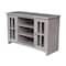 International Concepts EnteRTAinment / TV Stand, with 2 Doors, 48", Washed Gray Taupe TV09-34 - alternate 1